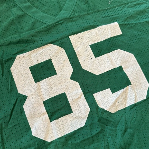Vintage Russell Athletic Football Jersey Mens‎ M 70s 80s Green #85 Streetwear - Picture 4 of 7